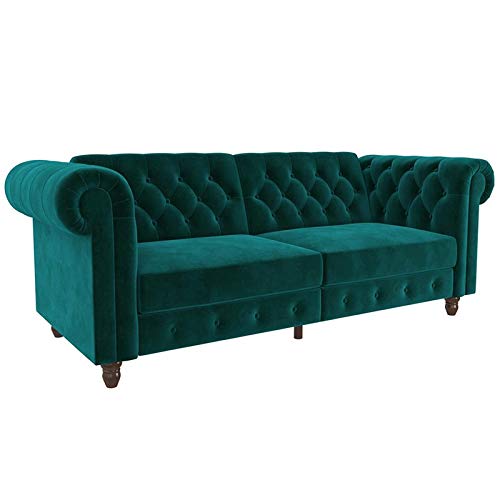 Dhp Furini Tufted Sleeper Sofa In Green #TOP22