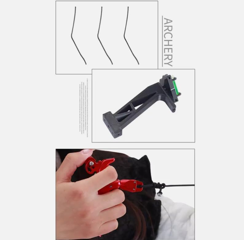 1 pcs Compound Bow Release Aid Training Device with Level Bubble Hunting Trainer