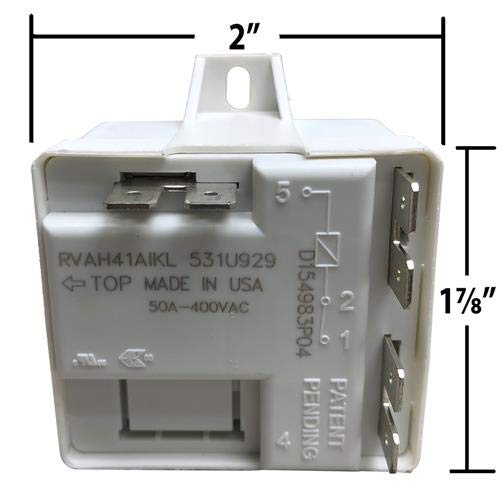Trane OEM Start Relay: 35A Coil # RLY03697 / RLY-3697