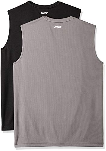 Amazon Essentials Men's Active Performance Tech Muscle Tank, Pack of 22