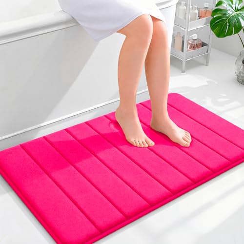 OLANLY Memory Foam Bath Mat 36x24 Super Soft and Absorbent Bathroom Rugs