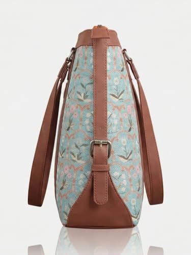 Image of Stylish Tote Bags for Office Use | Laptop Bag 15.6 inch | Purse for Women | Vegan Leather Handbag | Daily & Travel Use |