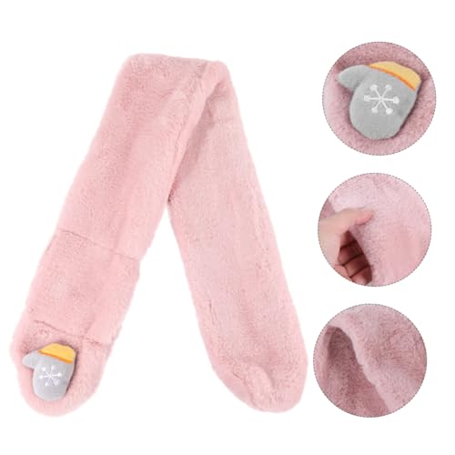 Bufanda de invierno de peluche que evita los resfriados infantiles 3