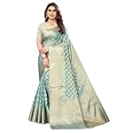 C-J-Enterprise-Womens-Banarasi-Organza-Silk-Saree-Pure-Kanjivaram-Silk-Saree-With-Blouse-Piece-paithani-Organza-TempleMor
