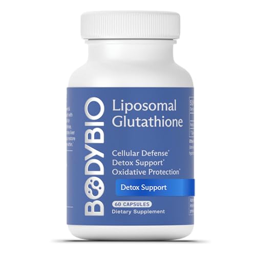 BodyBio Liposomal Glutathione - Antioxidant for Detox & Toxin Removal