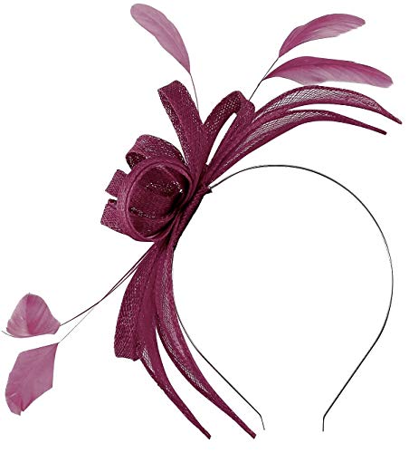 Fascinator Sinamay Violet Failsworth : Coiffe Légère Qui Tient Sans Épingles