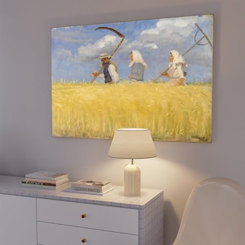 Toile Harvesters par Anna Ancher pour sublimer votre décoration de salon - 7