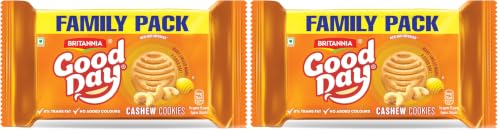 Image of Britannia Good Day Cashew Cookies, 600 g (Pack of 2)