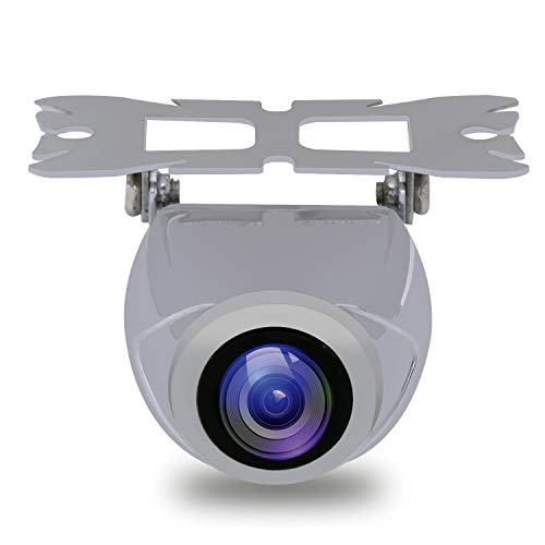 Image of Pyle Universal Vehicle Backup Camera - Water-Resistant Night Vision Parking Cam, Front or Rear Mount, Tilt Adjustable Lens, Compact Metal Housing, Marine Grade, Color Video, Distance Guide Lines