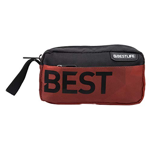 Preisvergleich Produktbild Bestlife Unisex Federmäppchen BREVIS Federtasche Stifte-Etui Schminktasche, weinrot