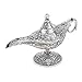 Produktbild Antike Aladdin Magic Genie Lampe, Die Lampe Phantasie Hauptdekoration Geschenk Wünscht - Silber