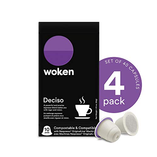 Buy WOKEN ECO Italian Espresso 40 Pods 100 Compostable