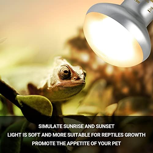 REPTI ZOO 75W Reptile Heat Lamp Bulb — bottom and base construction detail