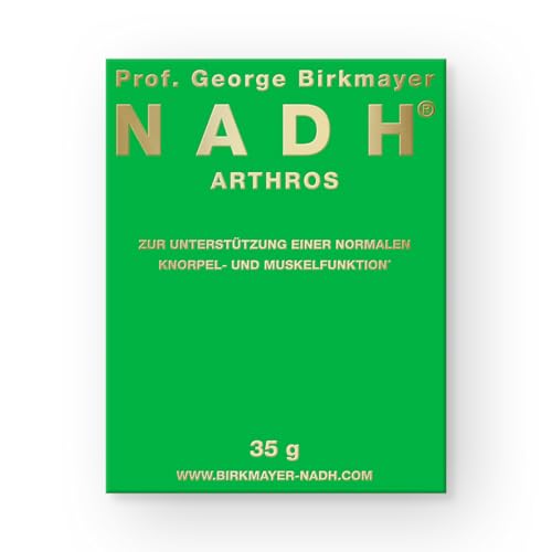 Prof. George Birkmayer NADH ARTHROS – hochdosiert – 60mg NADH-Tagesdosis – Kapsel – Supplement – 60 Kapseln