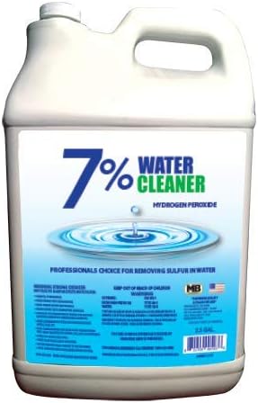 WATER CLEANER 7% PEROXIDE 5 GALLON CASE WITH 2 (2-1/2) GALLON JUGS