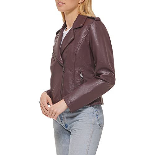 Image of Levi's Women's Classic Faux Leather Moto Jacket Coat