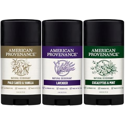 American Provenance Palo Santo & Vanilla, Lavender and Eucalyptus & Mint Deodorant Bundle Cover