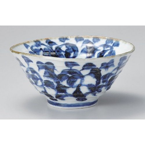 超美品✨染付けタコ唐草陶板焼き5客セット