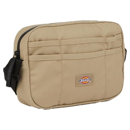 Dickies – Moreauville – Kuriertasche in Beige-Hellbraun