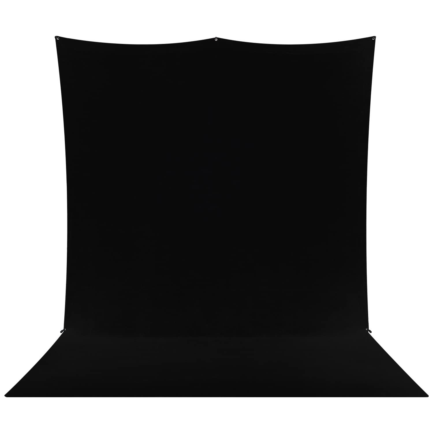 WestcottX-Drop Pro Wrinkle-Resistant Backdrop - Rich Black Sweep (8' x 13')
