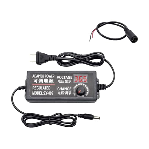 Adaptateur secteur 3-36V 3A horizontal résout les pannes de chargeur grâce à sa tension ajustable