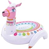 Saica- Hinchable con Forma de Alpaca, Color Blanco (37528)