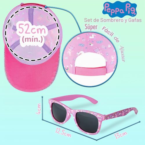Miniatura 6 de Peppa Pig Pack De Gorra Niña Y Gafas De Sol Infantiles Para Regalos