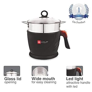 Cello 100 A Multi Utility Cooker 1.2 Litre (Black) - Image 6