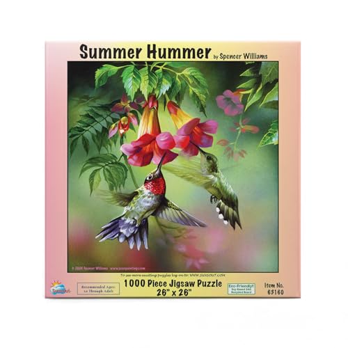 SUNSOUT INC - Summer Hummer - 1000 pc Jigsaw Puzzle by Artist: Spencer Williams - Finished Size 26
