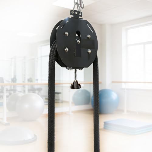 Adjustable Resistance Trainer Machine - Portable Cable Pulley System for Home Gym, Versatile Rope Exercise Equipment for Strength Training & Fitness, Great for All Levels