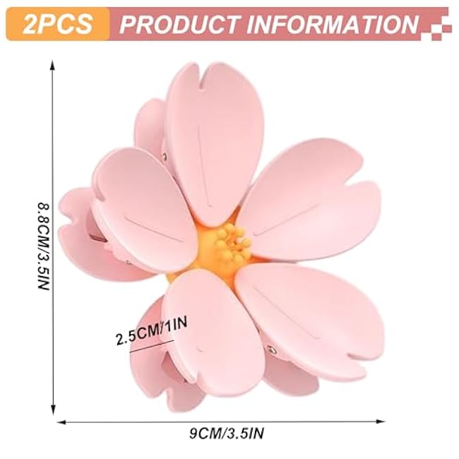 Magnetic Bag Clips, 10Pcs 3D Cherry Blossom Design Food & Note Clips for Fridge