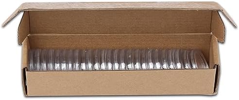 PIT66 25Pcs Direct Fit Airtight 30.6mm Coin Holders Capsules Clea...