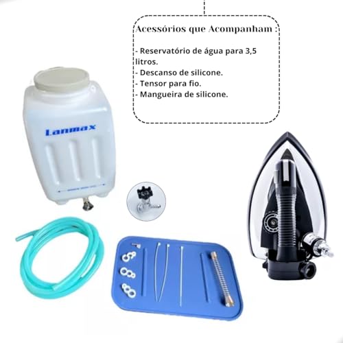 Ferro Lanmax Passar Roupas A Vapor Industrial 1300 Watts