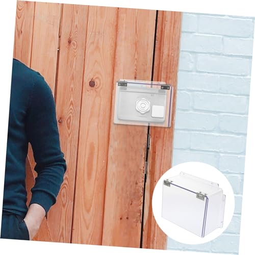 Homoyoyo 5 Unidades Tampa impermeável para máquina de controle de acesso protetoe solar proteção sol