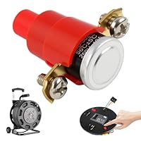Thermoschutzschalter für Kabeltrommel, 1-polig, 250V, 16A, 56°C, Schalter Stecker Kombination 250V, Sicherung 16A, Thermoschalter 230v, Überhitzungsschutz,für 230V Kabeltrommeln und Elektrogeräte