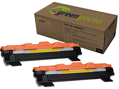 XXL Double Pack Replaces Brother TN-1050, Black, XXL Doppelpack