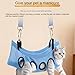 Iron Pet Grooming Hammock - 8-Hole Design Anti-Escaping Cats Sling | Polyester Cloth Kitten Grooming Hanger | for Cats Dogs Kitten Puppy Small Medium Large Breed Indoor Home Hair Cutting Ear Cleaning