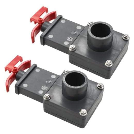 Vidaxl 2X Válvulas Para Piscina Rosca Macho Equipamientos Accesorios Para Piscinas Spa Jacuzzi Patio Jardin Terraza Exterior Aire Libre 1.5&Quot; Pulgadas