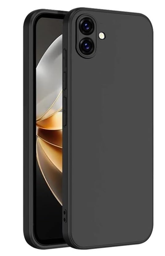 Image of Designerz hub Samsung Galaxy F06 5G Back Cover | Soft Silicone Slim Back Case Cover for Samsung Galaxy F06 5G - Black