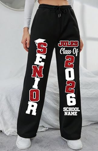 Personalized Senior 2026 Pants,Senior Pants Class of 2026, 2026 Senior Stuff2