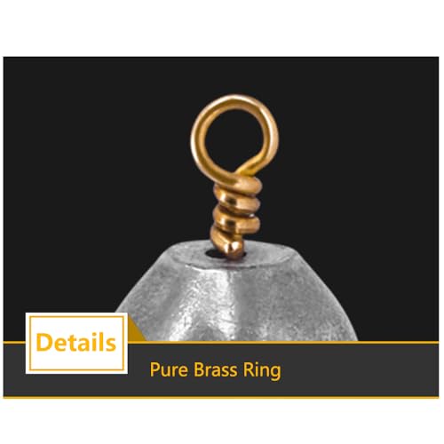 SEIWEI Pesos de pesca sortidos, chumbadas de pesca de ferro e pesos, fundição de robalo, chumbadas d