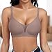 Strapless Bras for Women Sexy Lingerie Bralettes for Women Fall Fashion Wireless Bras Cotton Underwear Plus Size Swimsuit Womens Fall Fashion Breathable Underwear Coffee