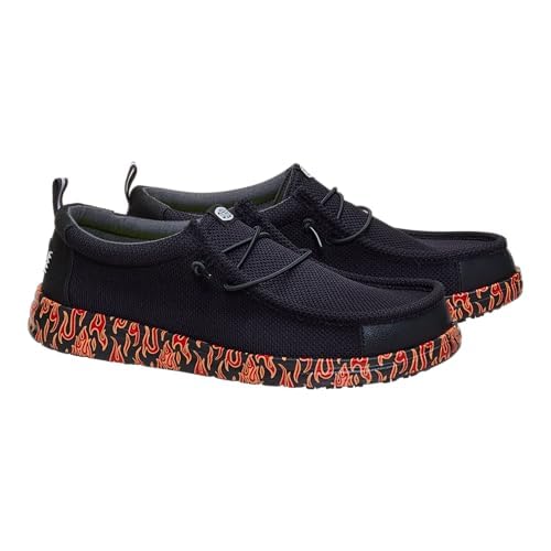 Image of HEYDUDE Men's Wally Work CE Slip-On Loafers | Lightweight CE-Certified Work Shoes | Water-Repellent & Slip-Resistant Outsole