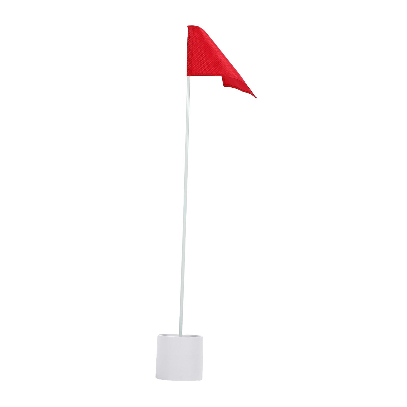 Putting Green Flagstick-Set, Langlebige Drainagelöcher für Outdoor-Übungen auf Platz, Kunststoff-Nylon