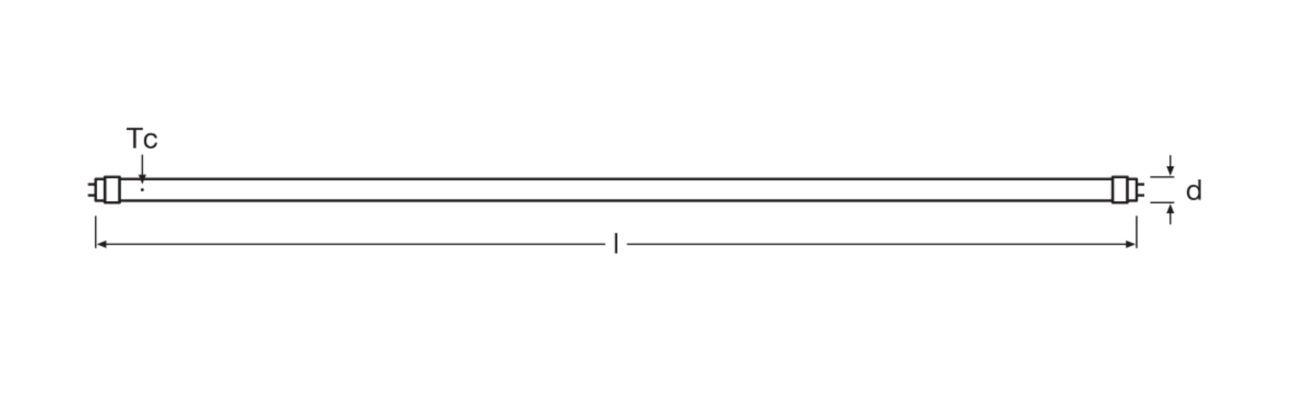 Tube LED T8 Ledvance Superior 9.7W 1530lm - Blanc Chaud 3000K, 90 Cm, équivalent 30W, Non Dimmable, Garanti 5 Ans