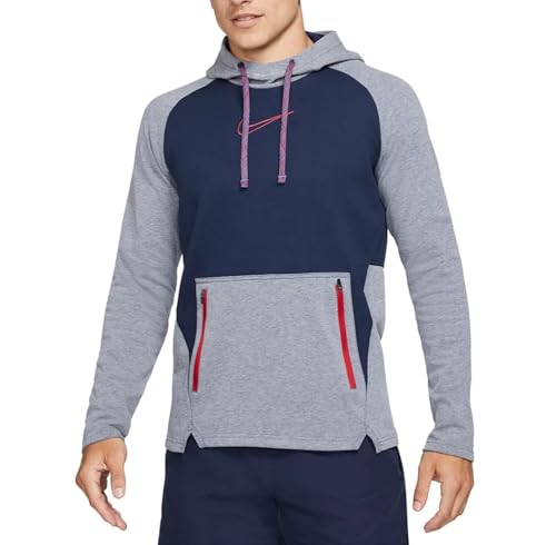 Nike Therma-FIT Men's Pullover Training Hoodie (Medium, Obsidian)