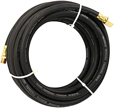 25-FT. x 1/4 IN.ID Heavy-duty RUBBER Air Hose