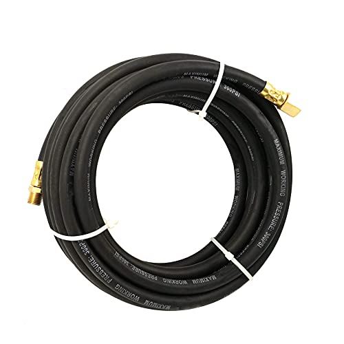 Dynamic Power 25-FT. x 1/4 IN.ID Heavy-duty RUBBER Air Hose