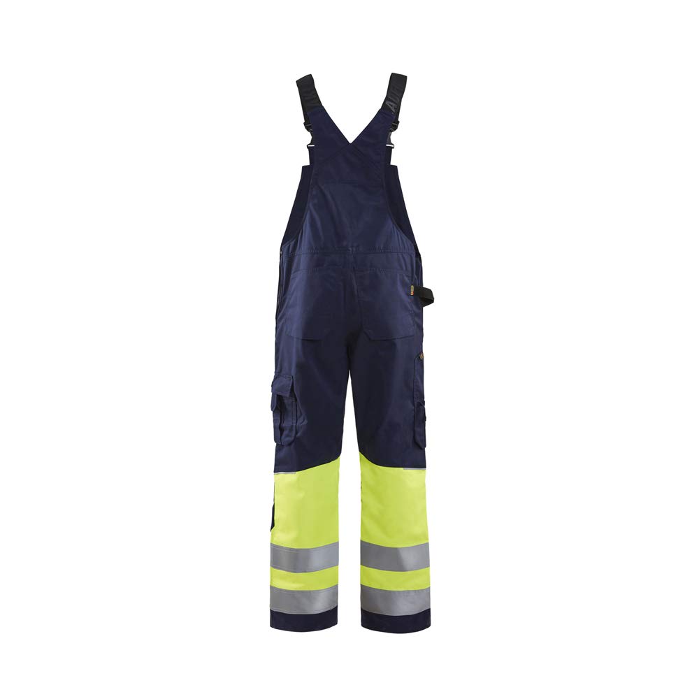 Blaklader 266218008933D88 spodnie ogrodniczki, granatowo-żółte, rozmiar D88