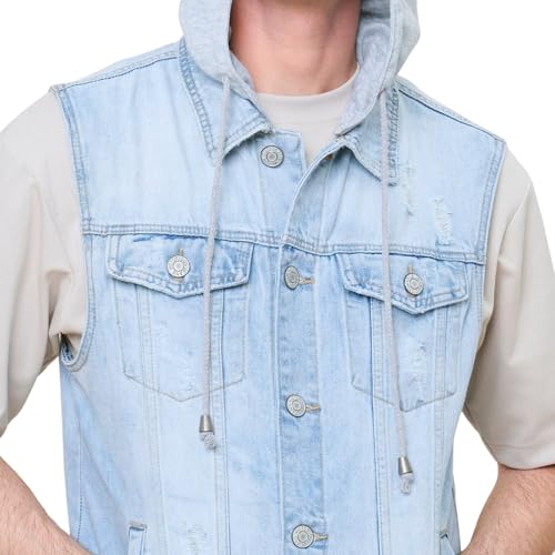 Image of VICTORIOUS Rocker Denim Jean Vest Jacket